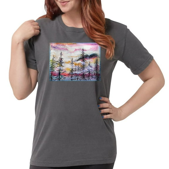 CafePress - Landscape, Colorful Art! T Shirt - Womens Comfort Colors® Shirt