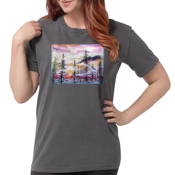 CafePress - Landscape, Colorful Art! T Shirt - Womens Comfort Colors® Shirt