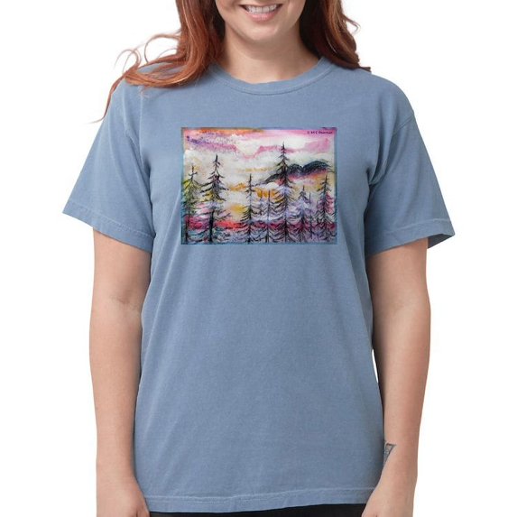 CafePress - Landscape, Colorful Art! T Shirt - Womens Comfort Colors® Shirt