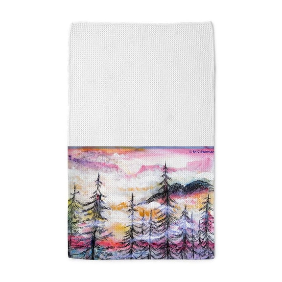 CafePress - Landscape, Colorful Art! - Tea Towel