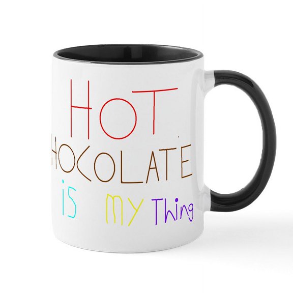 CafePress - Large Hot Chocolate Mugs - 11 oz Ceramic Mug - Novelty Coffee Tea Cup