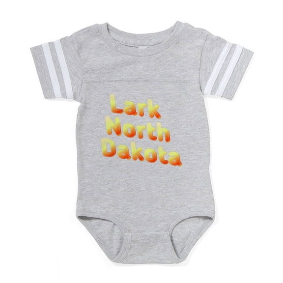 CafePress - Lark North Dakota - Cute Infant Baby Football Bodysuit