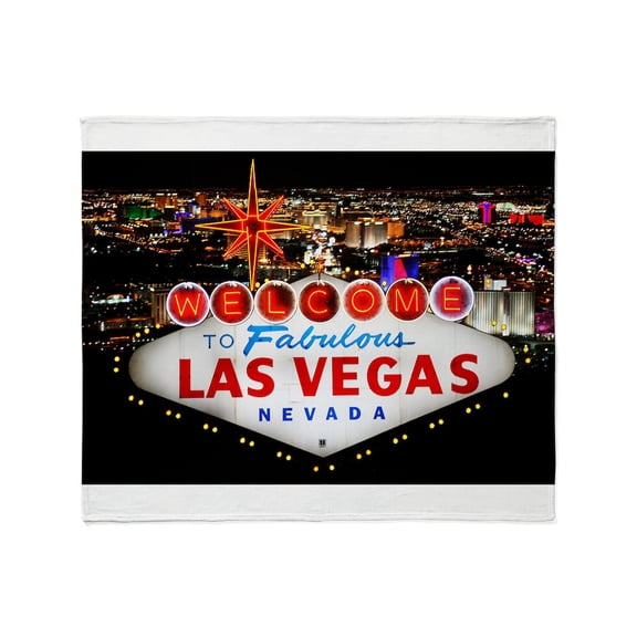 CafePress - Las Vegas Throw Blanket - Soft Fleece Throw Blanket, 50"x60" for All Ages