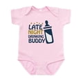 thumbnail image 1 of CafePress - Late Night Drinking Buddy Infant Bodysuit - Baby Light Bodysuit, Size Newborn - 24 Months, 1 of 4
