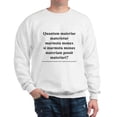thumbnail image 1 of CafePress - Latin Woodchuck Sweatshirt - Crew Neck Sweatshirt, 1 of 4