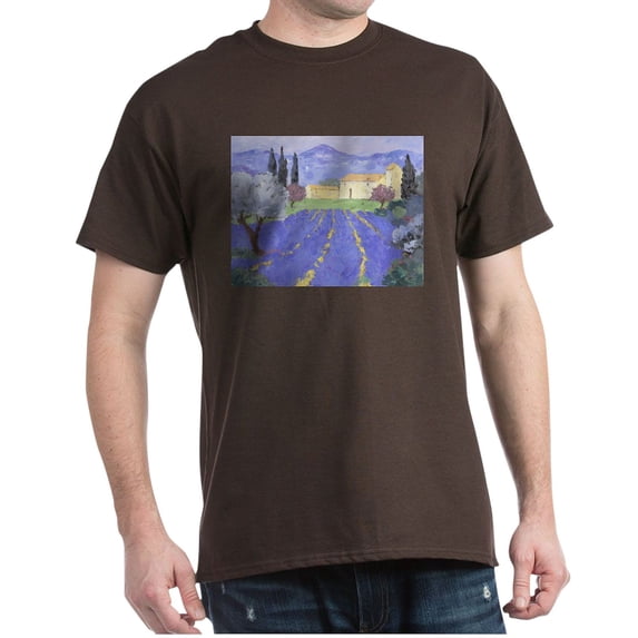 CafePress - Lavender Farm Men's Value T Shirt - Men's Classic Graphic Cotton T-Shirt