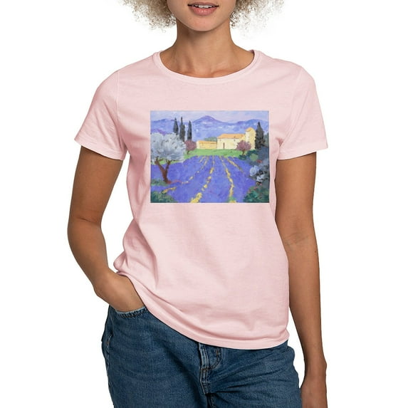 CafePress - Lavender Farm Women's Light T Shirt - Women's Classic T-Shirt