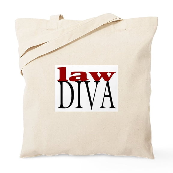 CafePress - Law Diva Tote Bag - Unisex Canvas Tote Bag, Beige, 1-Piece