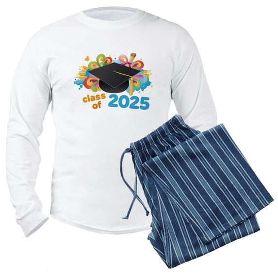 CafePress - Law Grad Class Of 2025 - Men's Long Sleeve Light Pajama Set