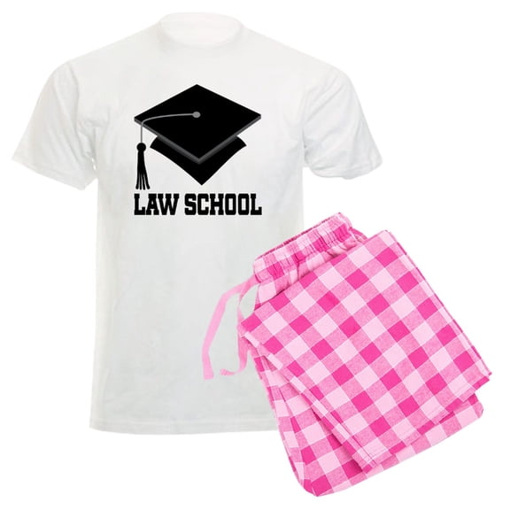 CafePress - Law School Graduation Men's Light Pajamas - Men's Light Loose Fit Cotton Pajama Set