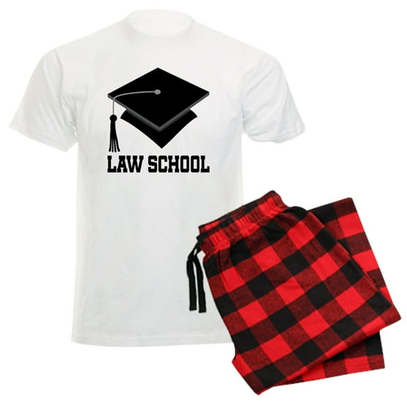 CafePress - Law School Graduation Men's Light Pajamas - Men's Light Loose Fit Cotton Pajama Set