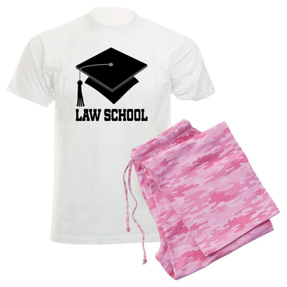 CafePress - Law School Graduation Men's Light Pajamas - Men's Light Loose Fit Cotton Pajama Set