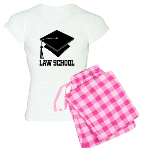 CafePress - Law School Graduation Women's Light Pajamas - Women's Short Sleeve Print T-Shirt and Pants Light Cotton Pajama Set