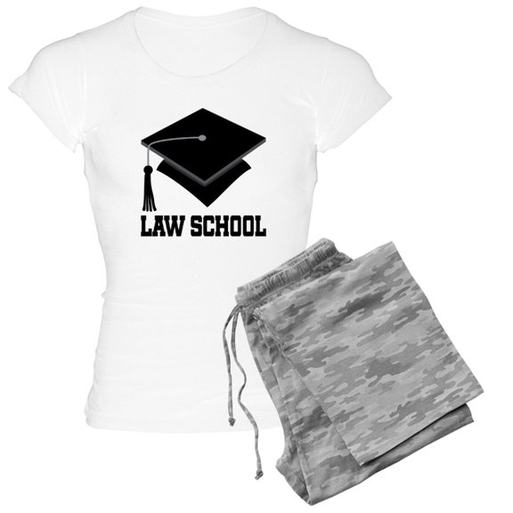 CafePress - Law School Graduation Women's Light Pajamas - Women's Short Sleeve Print T-Shirt and Pants Light Cotton Pajama Set