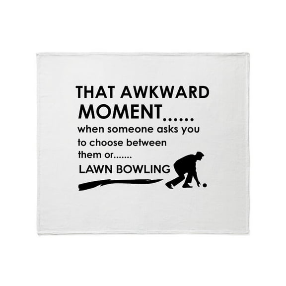 CafePress - Lawn Bowling Sports Designs Throw Blanket - Soft Fleece Throw Blanket, 50"x60" for All Ages