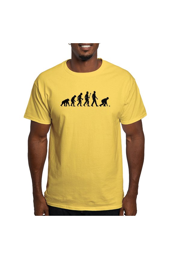 - Lawn Bowls Evolution T Shirt - Men's Classic Graphic T-Shirt