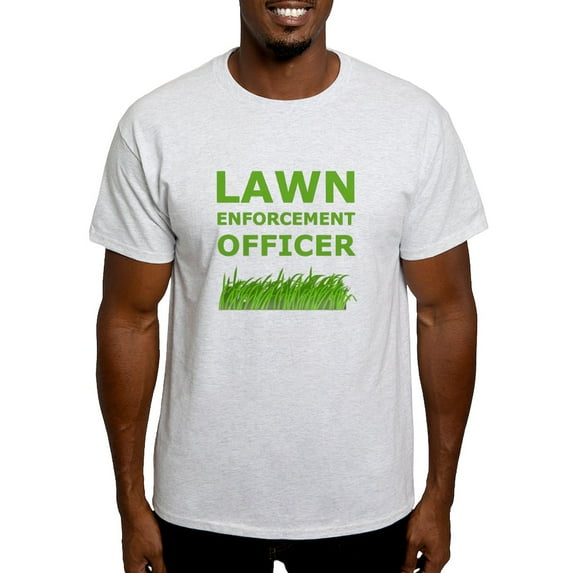 CafePress - Lawn Enforcement Officer Light T Shirt - Men's Classic Graphic T-Shirt