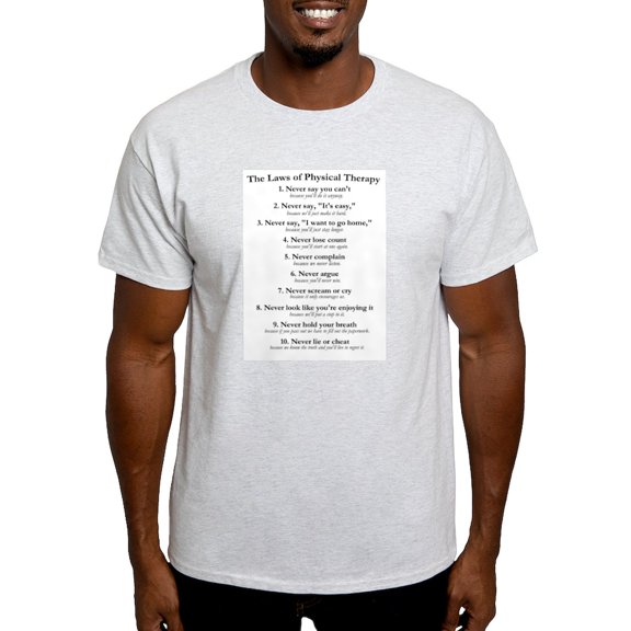 CafePress - Laws Of P.T. Light T Shirt - Men's Classic Graphic T-Shirt