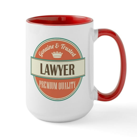 CafePress - Lawyer Gift Idea - 15 oz Ceramic Large White Novelty Mug