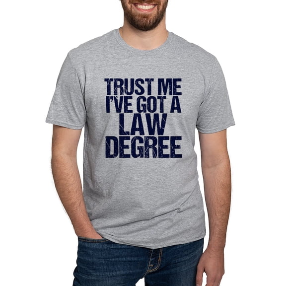 CafePress - Lawyer Humor Trust Me Fitted T Shirt - Fitted T-Shirt, Vintage Fit Soft Cotton Tee