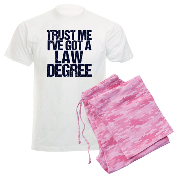 CafePress - Lawyer Humor Trust Me Men's Light Pajamas - Men's Light Loose Fit Cotton Pajama Set