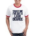 thumbnail image 1 of CafePress - Lawyer Humor Trust Me Ringer T - 100% Cotton Ringed T-Shirt, 1 of 4