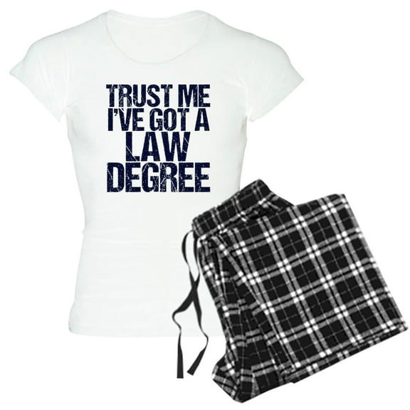 CafePress - Lawyer Humor Trust Me Women's Light Pajamas - Women's Short Sleeve Print T-Shirt and Pants Light Cotton Pajama Set