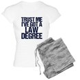 thumbnail image 1 of CafePress - Lawyer Humor Trust Me - Women's Light Pajamas, 1 of 4