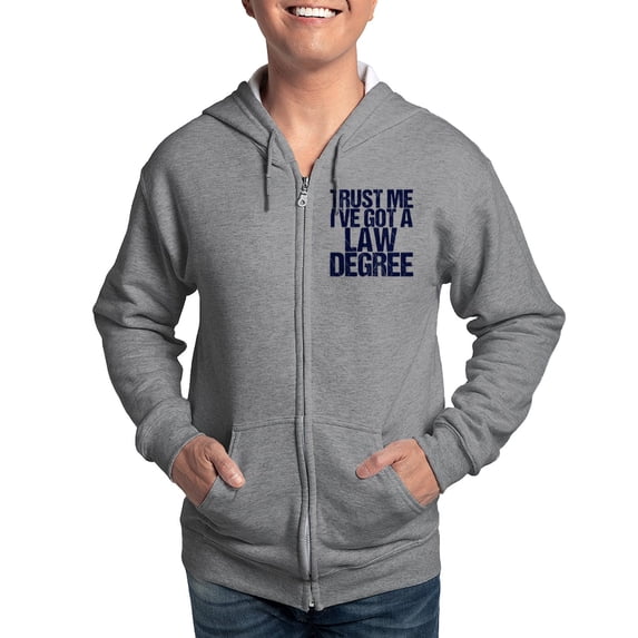 CafePress - Lawyer Humor Trust Me Zip Hoodie - Zip Hoodie, Classic Hooded Sweatshirt with Metal Zipper