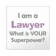 thumbnail image 1 of CafePress - Lawyer Square Sticker 3 X 3 - Square Sticker 3" x 3", 1 of 1