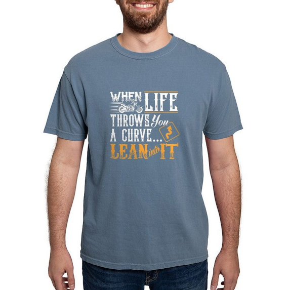 CafePress - Lean Into I T Shirt - Mens Comfort Colors Shirt