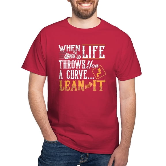 CafePress - Lean Into It Dark T Shirt - Men's Classic Graphic Cotton T-Shirt