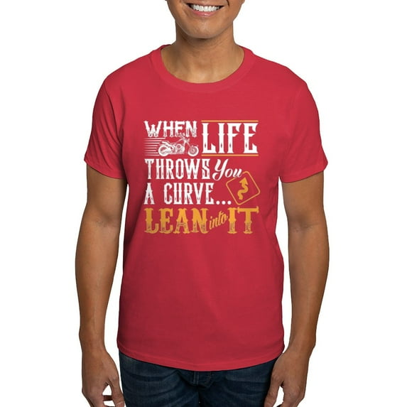 CafePress - Lean Into It Dark T Shirt - Men's Classic Graphic Cotton T-Shirt