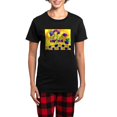 thumbnail image 1 of CafePress - Leap Year Balloons Pajamas - Women's Short Sleeve Print T-Shirt and Pants Dark Cotton Pajama Set, 1 of 7