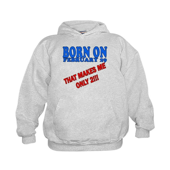 CafePress - Leap Year Birthday I'm 2 - Kids Hooded Sweatshirt, Classic Hoodie
