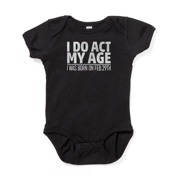 CafePress - Leap Year Body Suit - Cute Infant Bodysuit Baby Romper - Size Newborn - 24 Months