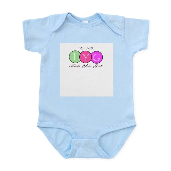 CafePress - Leap Year Girl Infant Bodysuit - Baby Light Bodysuit, Size Newborn - 24 Months