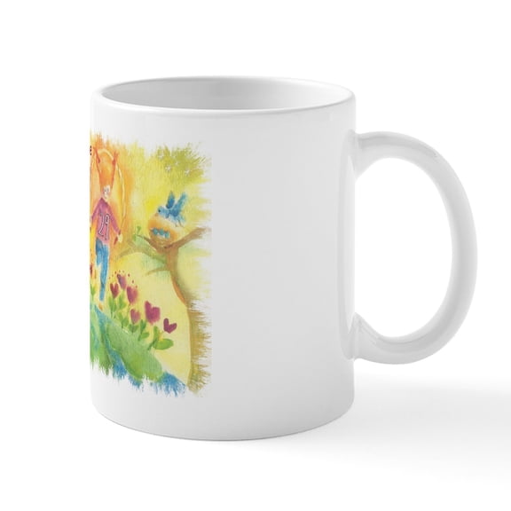 CafePress - Leap Year Rhyme Mug - 11 oz Ceramic Mug - Novelty Coffee Tea Cup