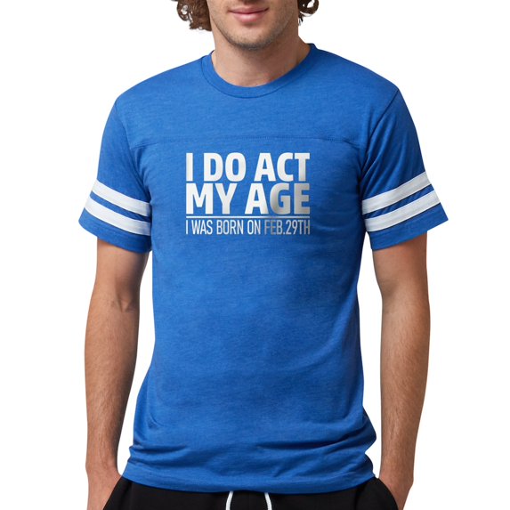 CafePress - Leap Year T Shirt - Mens Football Shirt