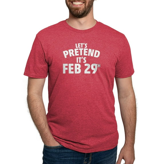 CafePress - Leap Year T Shirt - Mens Tri-blend T-Shirt