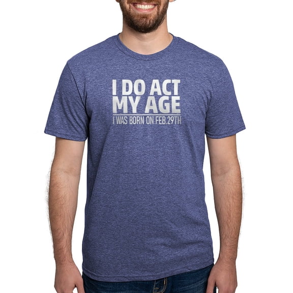 CafePress - Leap Year T Shirt - Mens Tri-blend T-Shirt