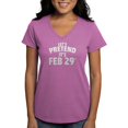 thumbnail image 1 of CafePress - Leap Year T Shirt - Women's V-Neck Dark T-Shirt, 1 of 4