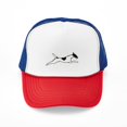 thumbnail image 1 of CafePress - Leaping Smooth Fox Terrier - Adjustable Unisex Printed Trucker Hat with Mesh Back, 1 of 10