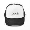 thumbnail image 1 of CafePress - Leaping Smooth Fox Terrier - Adjustable Unisex Printed Trucker Hat with Mesh Back, 1 of 8
