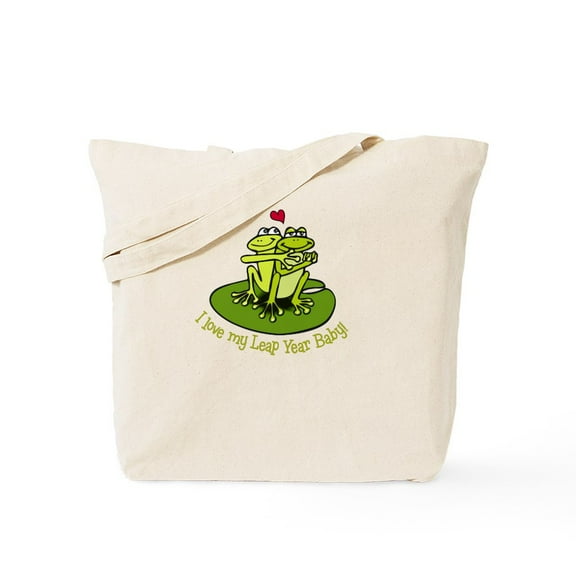 CafePress - Leapyear Lovemybaby Tote Bag - Unisex Canvas Tote Bag, Beige, 1-Piece