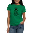 thumbnail image 1 of CafePress - Leave Me Alone Im Only Speaking To My Dog Today T - Women's Traditional Fit Dark T-Shirt, 1 of 4