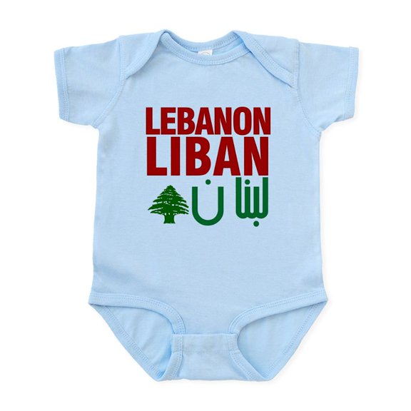 CafePress - Lebanon Liban Libnan | Infant Bodysuit - Baby Light Bodysuit, Size Newborn - 24 Months