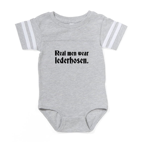 CafePress - Lederhosen - Cute Infant Baby Football Bodysuit