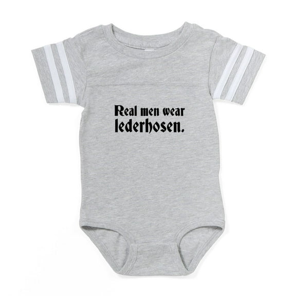 CafePress - Lederhosen - Cute Infant Baby Football Bodysuit