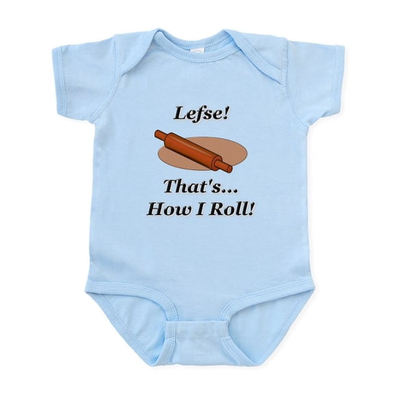 CafePress - Lefse How I Roll Infant Bodysuit - Baby Light Bodysuit, Size Newborn - 24 Months